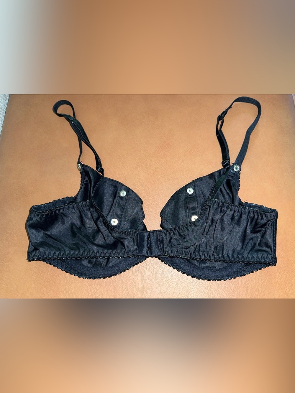 Like New Rare 2007 Victoria’s Secret Sexy Little Things Heart Snap Bra Black 36B - Picture 7 of 7